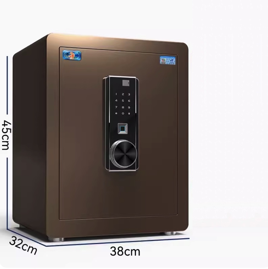 爆款智慧辦公室大容量夾萬（新品-45CM高-咖啡金（WiFI款）