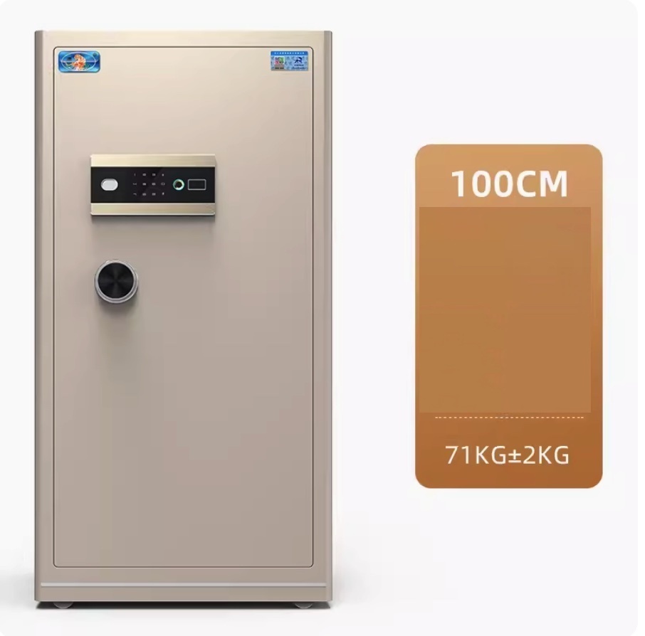 新款全鋼防盜大型入牆入櫃簡約夾萬（【加厚防盜】靈悅100型（指紋密碼款））