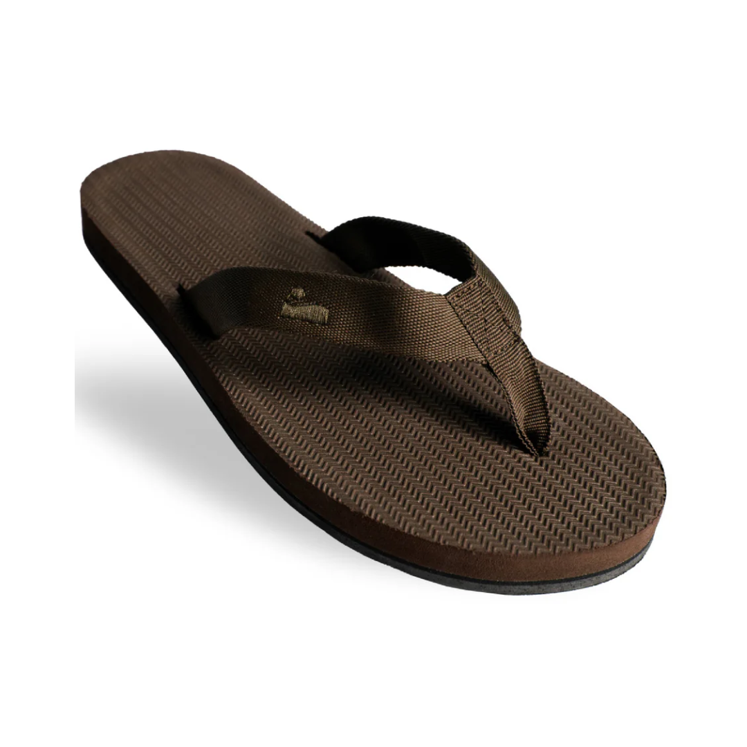 ※INDOSOLE EASY LIVING男款人字拖/大地棕SOIL