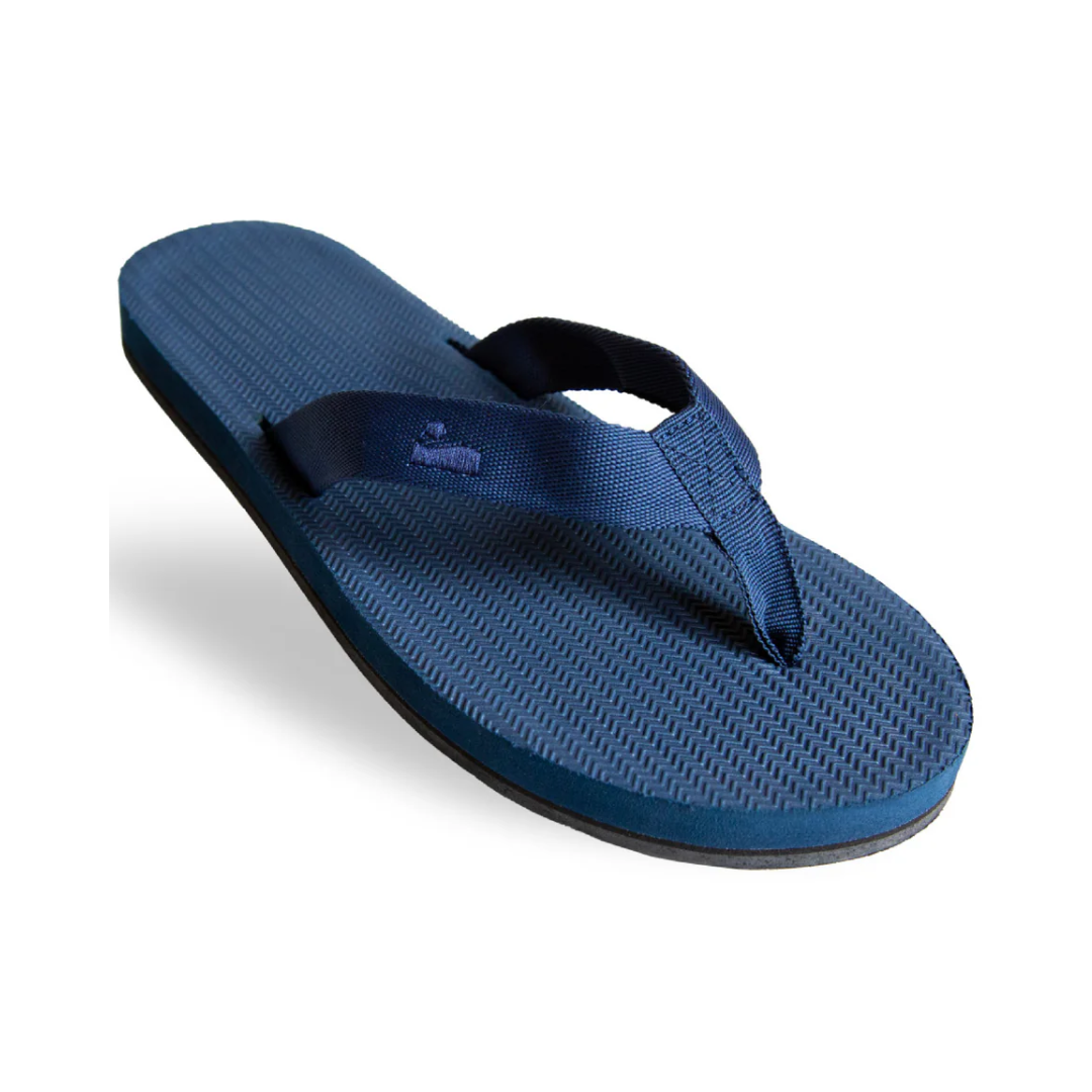 ※INDOSOLE EASY LIVING男款人字拖/深海藍SHORE