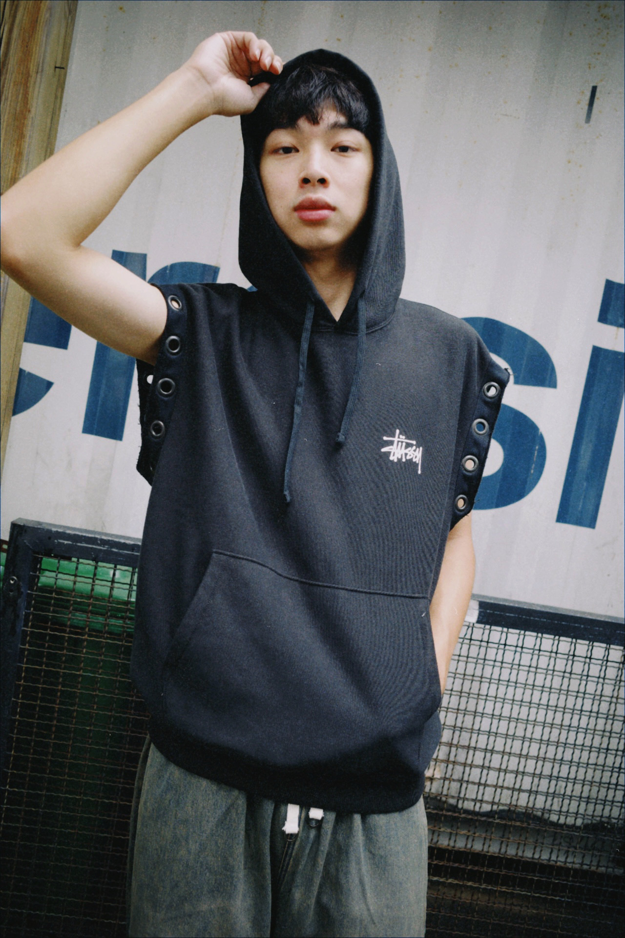 Stussy x JUNYA WATANABE Hooded Vest聯名背心EYE JUNY
