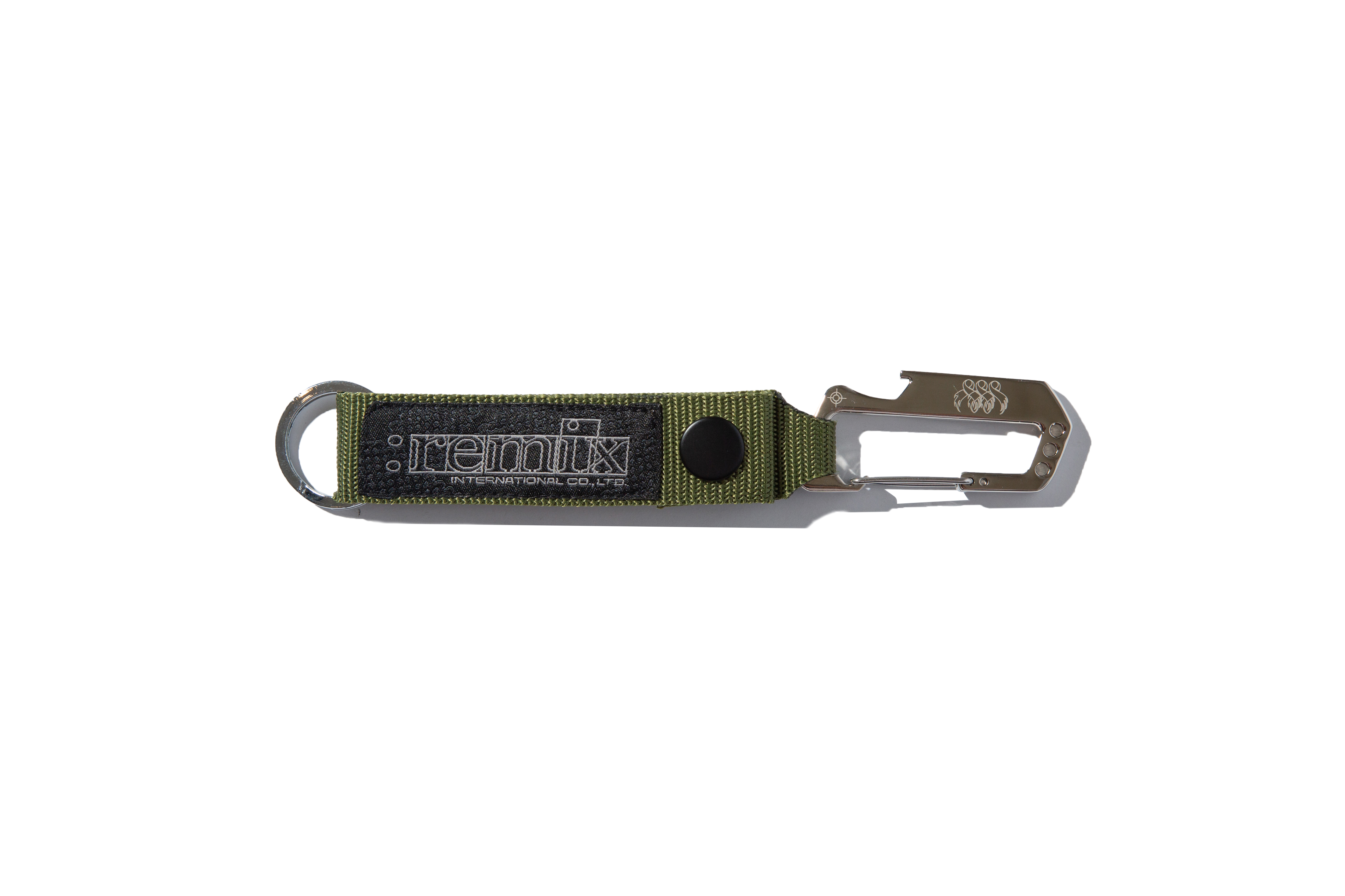 REMIX "RMX 2-Way Key Holder" (Army/Silver)