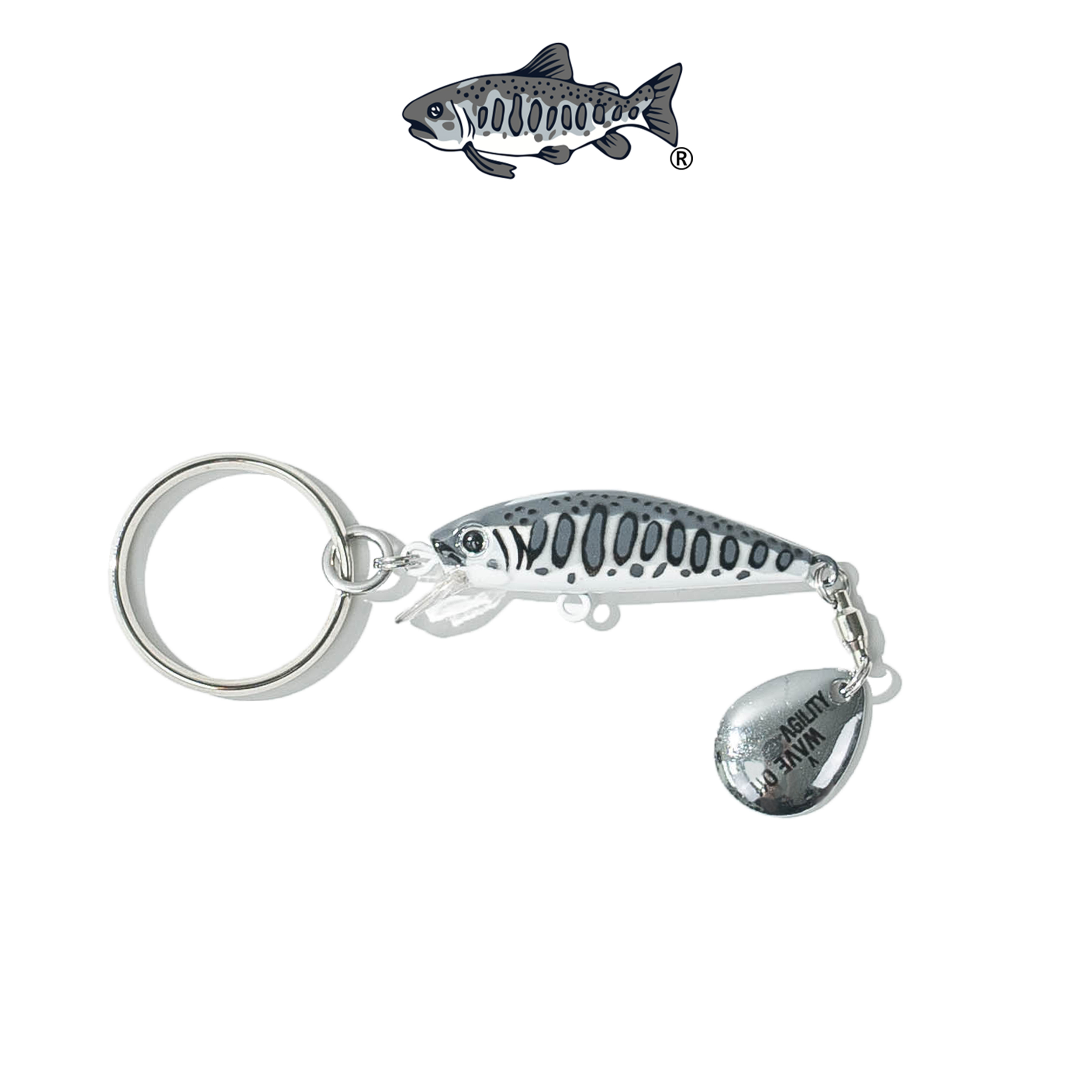 AGILITY x WAVE OFF / Bait Keychain 釣魚 假餌鑰匙圈 [AG-W10]