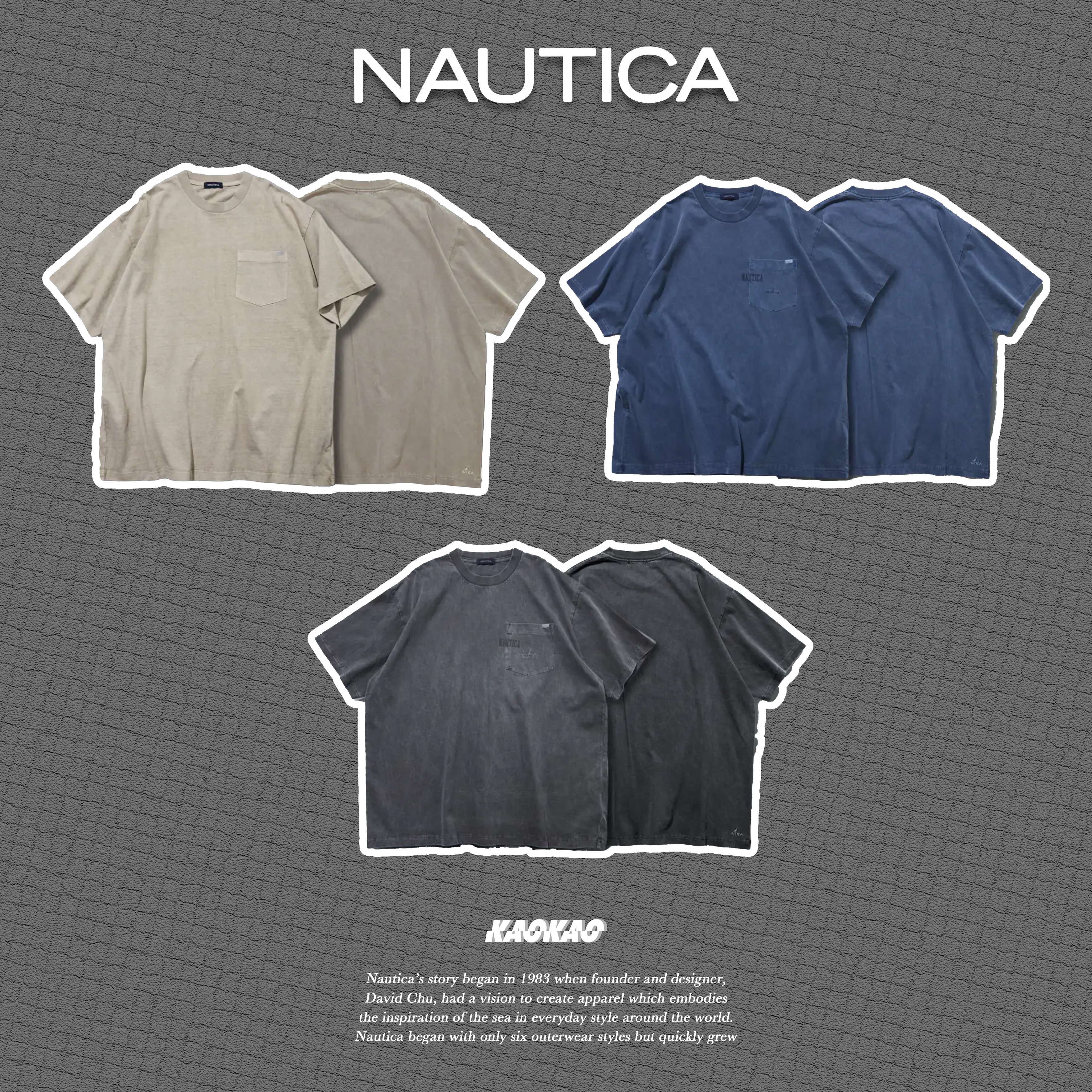 NAUTICA Hidden Logo S/S PKT Tee 隱藏標徽口袋短袖 【nauticaTee】