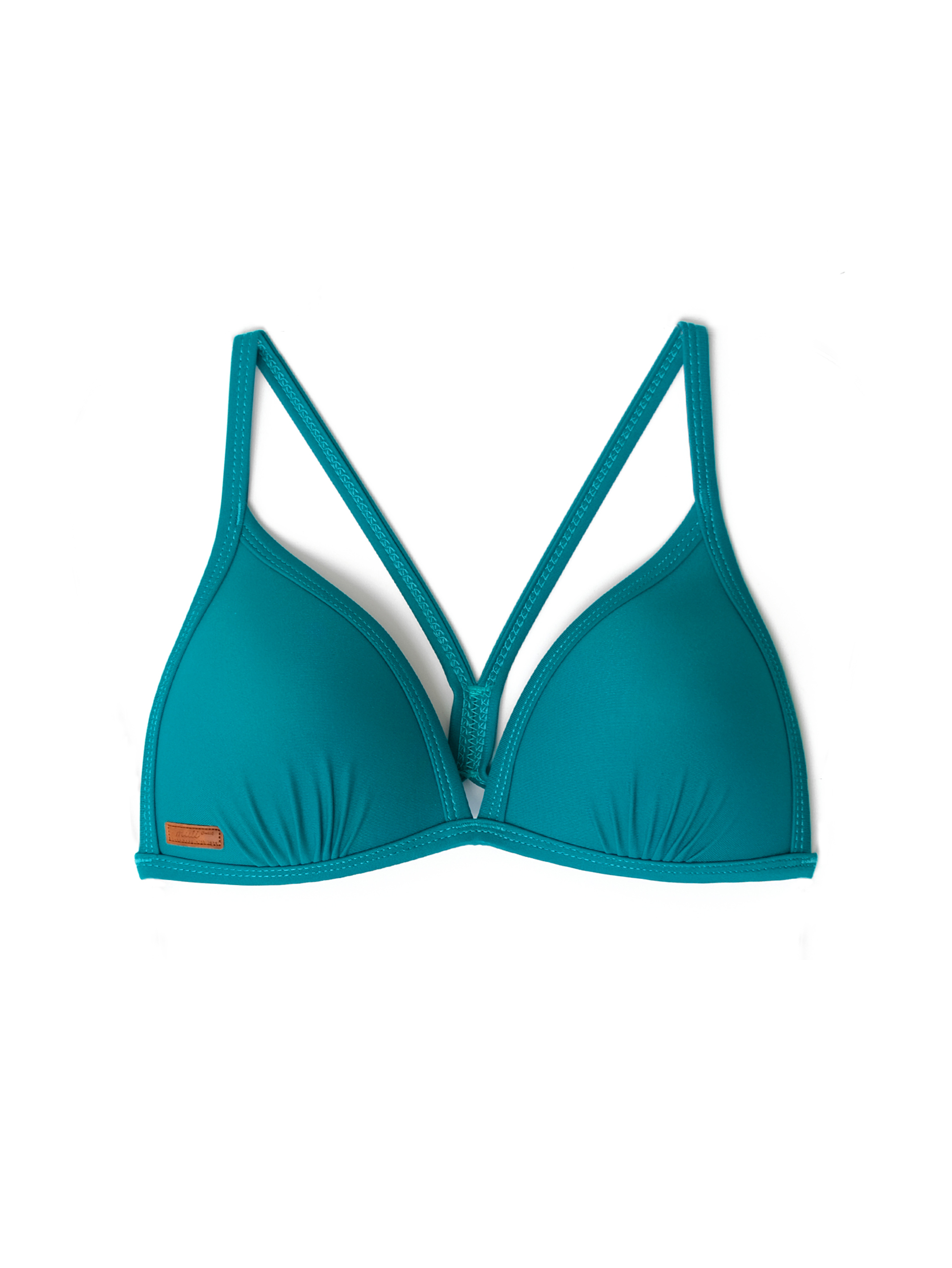 【深湖藍】​UPV 三角美胸綁帶上衣