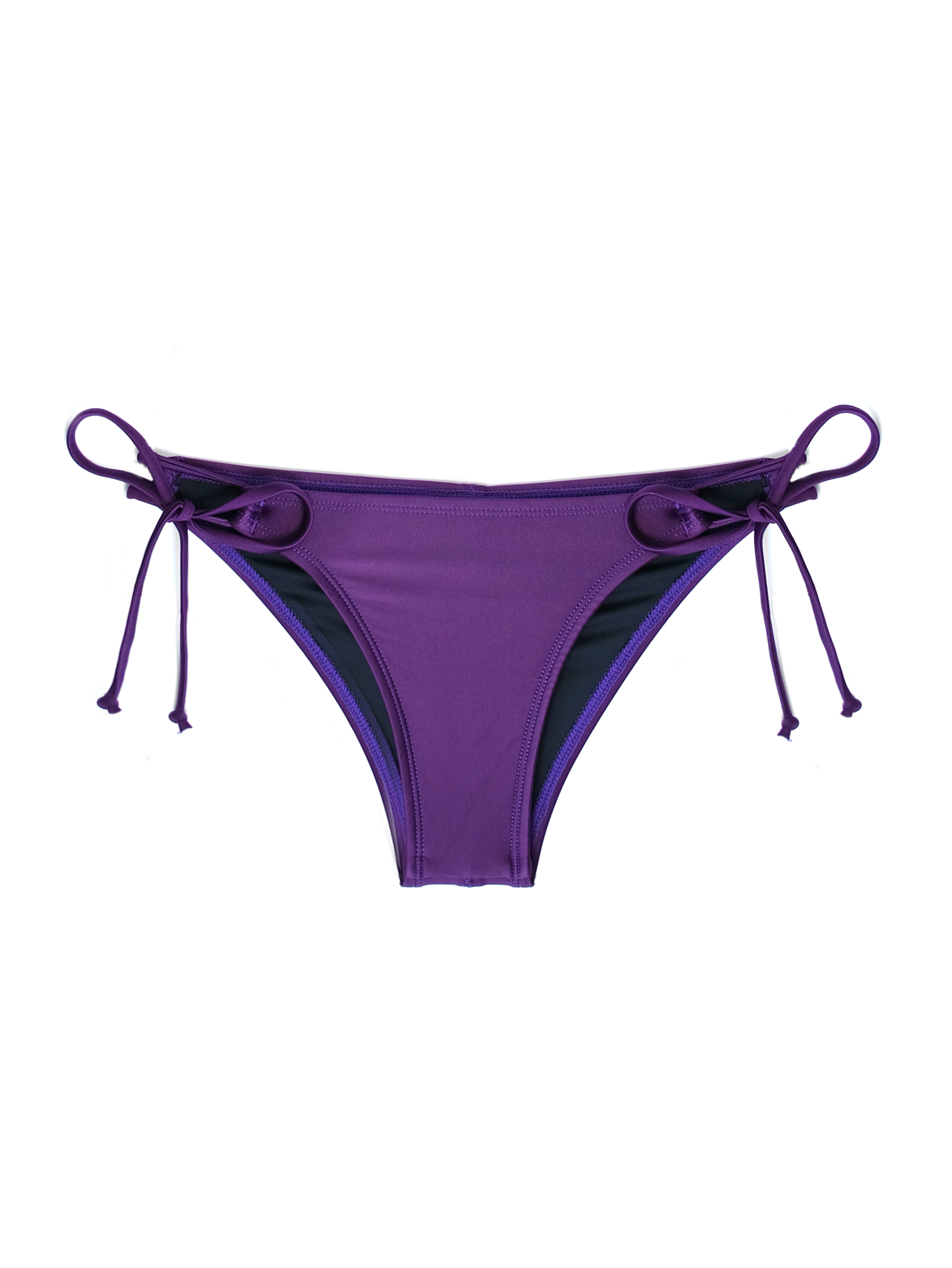 【絲光深紫】M1t 甜挖臀綁帶泳褲​​​