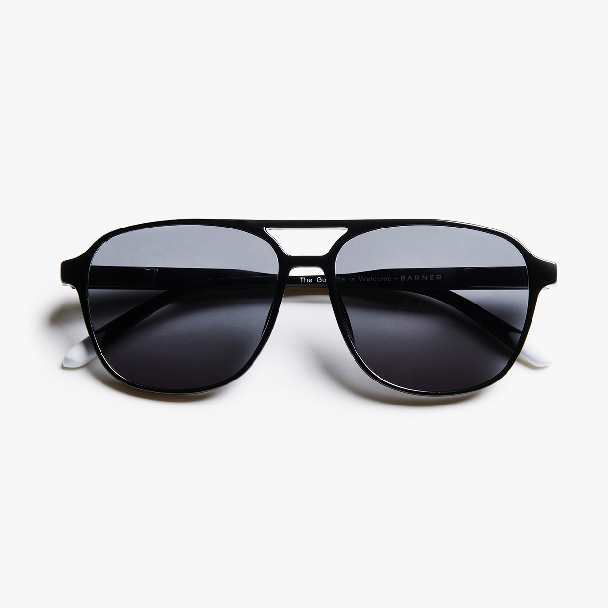 BARNER | Brad Glossy - Black Noir Sunglasses