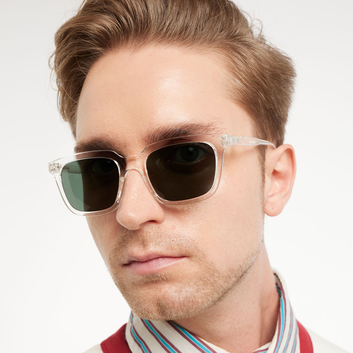 BARNER | Holly Glossy - Crystal Sunglasses