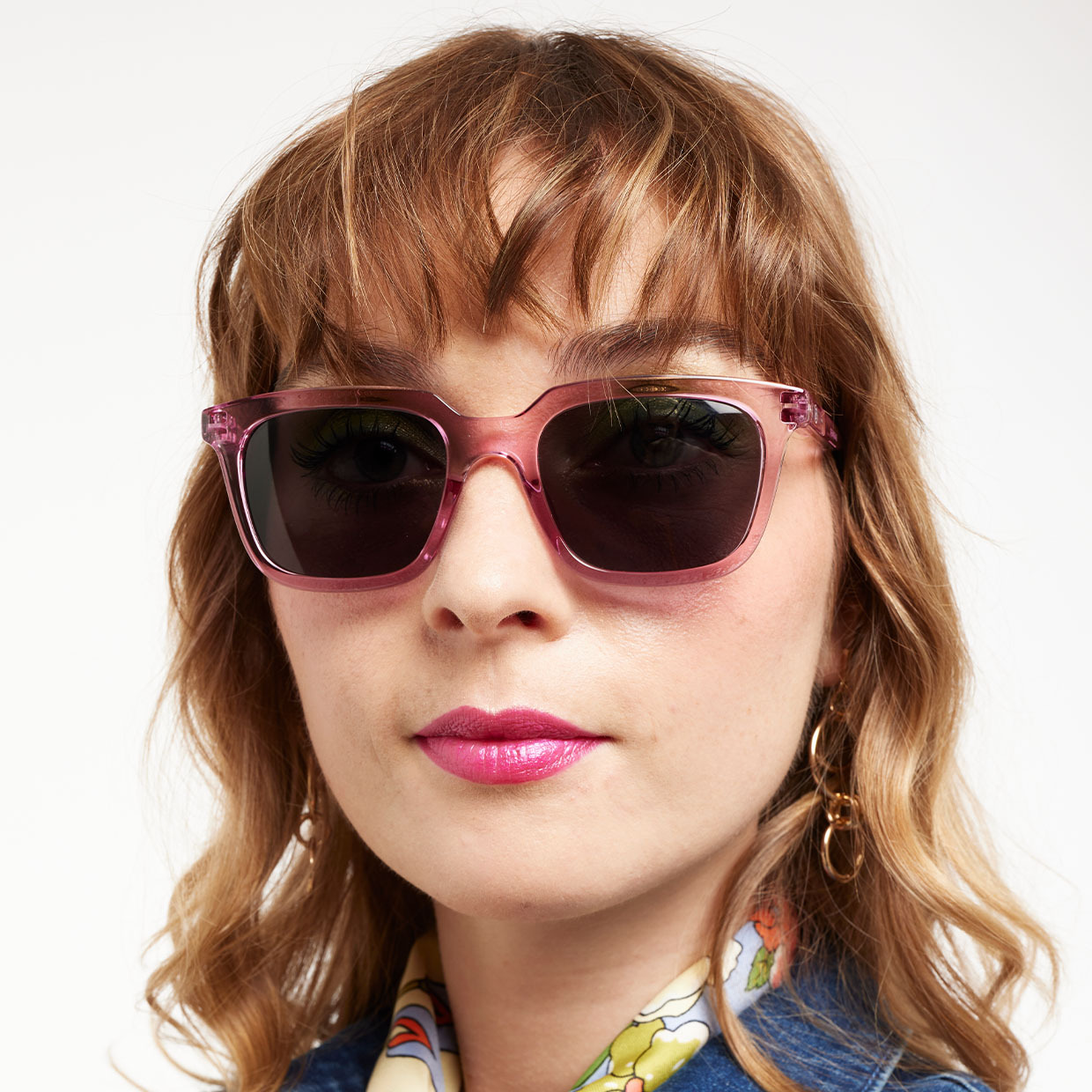 BARNER | Holly Glossy - Blush Sunglasses