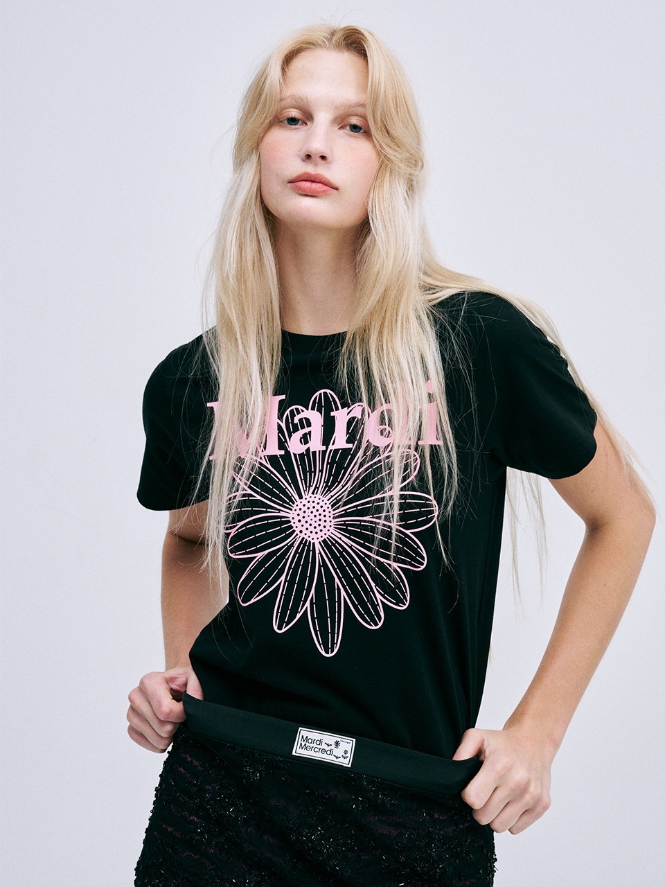 Mardi Mercredi SLIM TSHIRT FLOWERMARDI