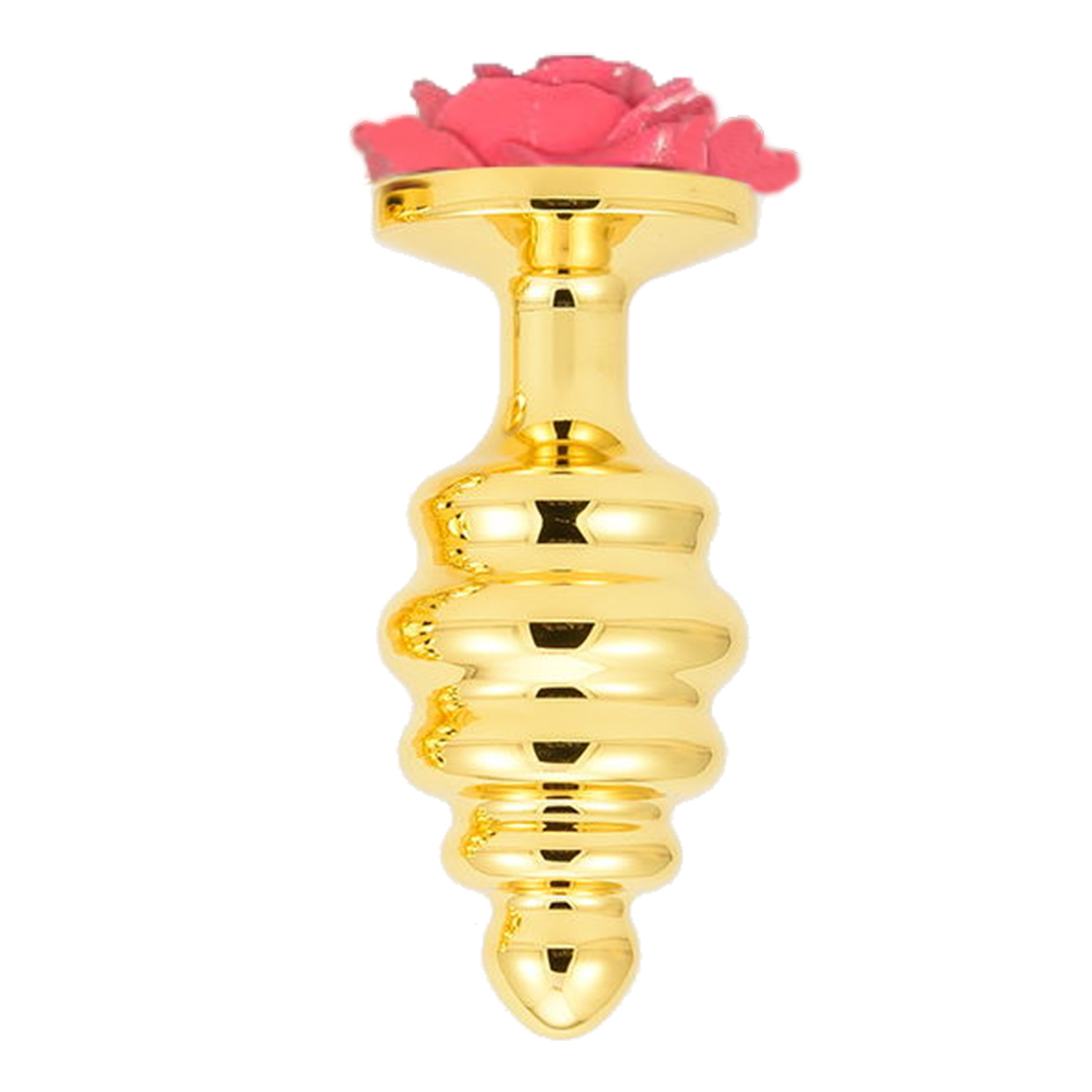 NPG 超冷感肛塞 L 粉紅色玫瑰