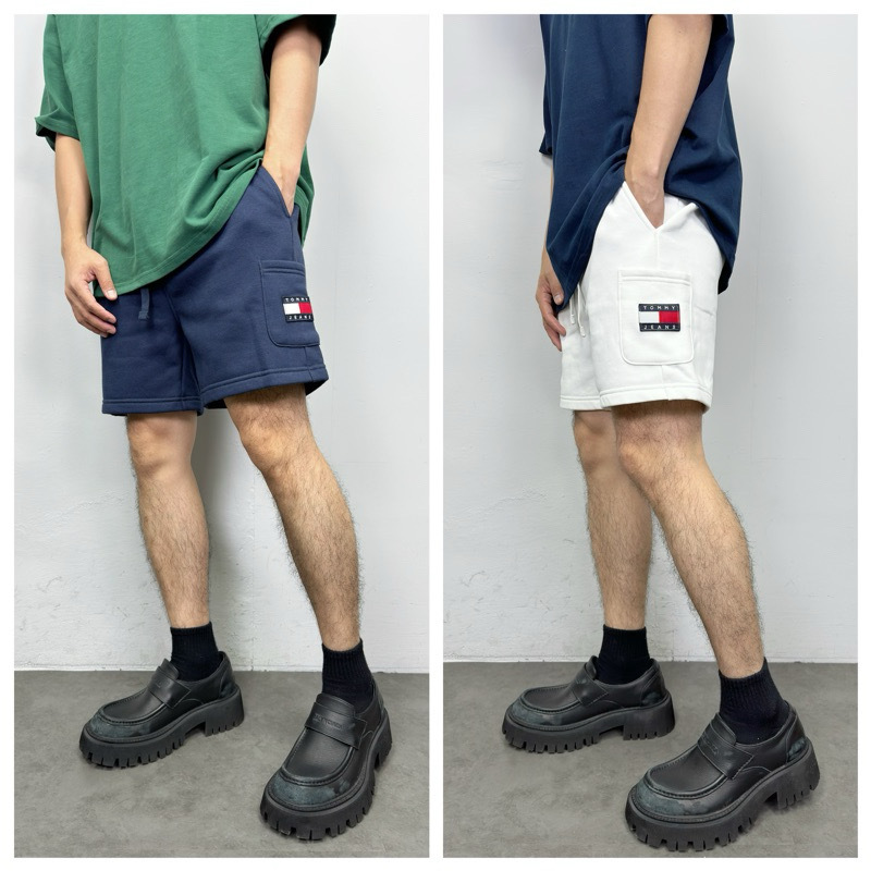 Tommy Jeans 側邊口袋國旗 棉褲 短褲 休閒短褲