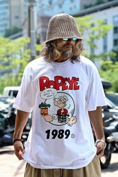 1989大力水手寬鬆短袖T恤