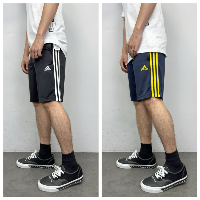 Adidas 愛迪達 拉鍊口袋 三線褲 短褲 運動短褲