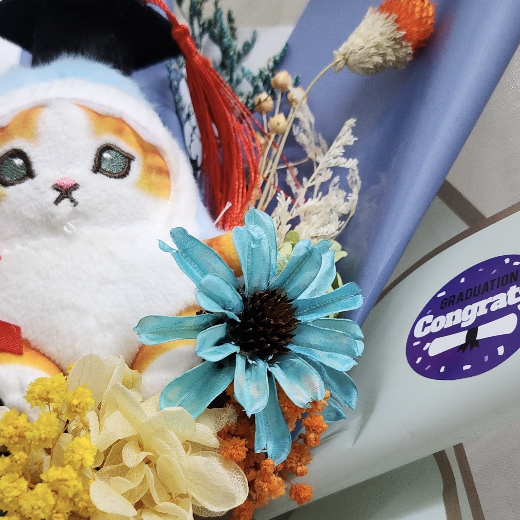 畢業花束 (GN01) *公仔可以選擇及更改