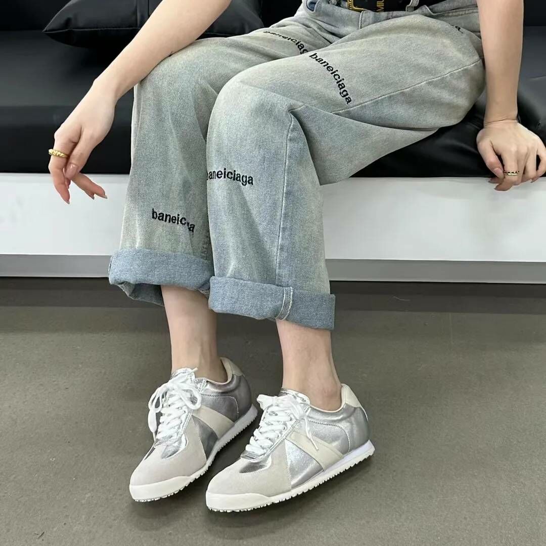 韓版簡約牛皮休閒鞋