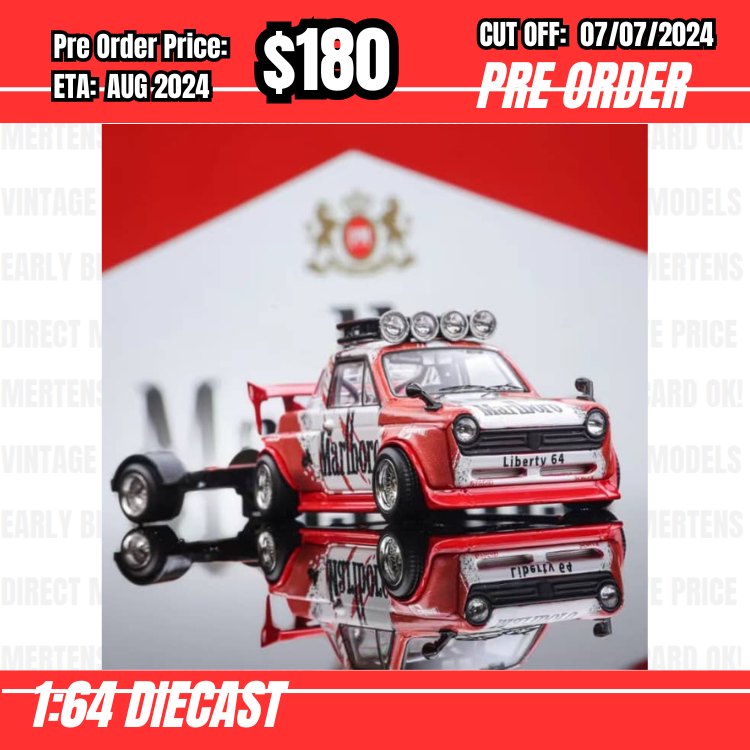 PO-$180 * Liberty64 * 1:64 Honda N360 Malboro [OD24/06]