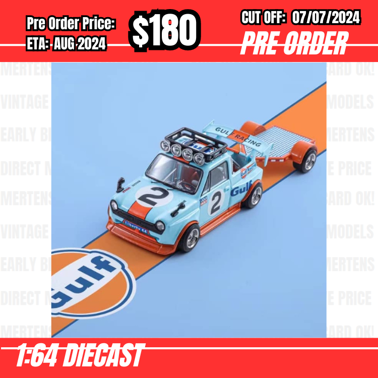 PO-$180 * Liberty64 * 1:64 Honda N360 Gulf #2 [OD24/06]