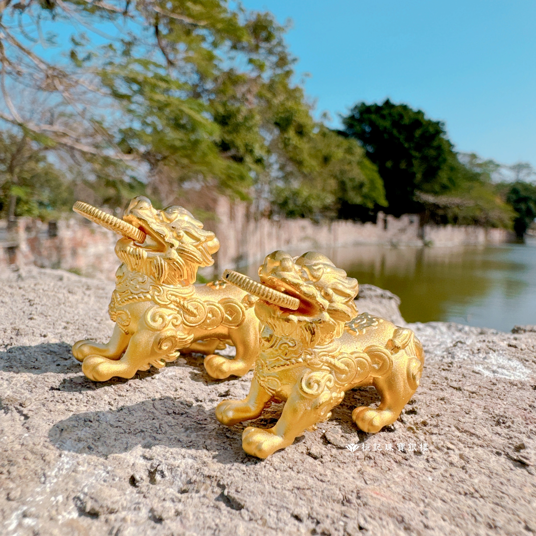有求幣應拾億貔貅 黃金擺件