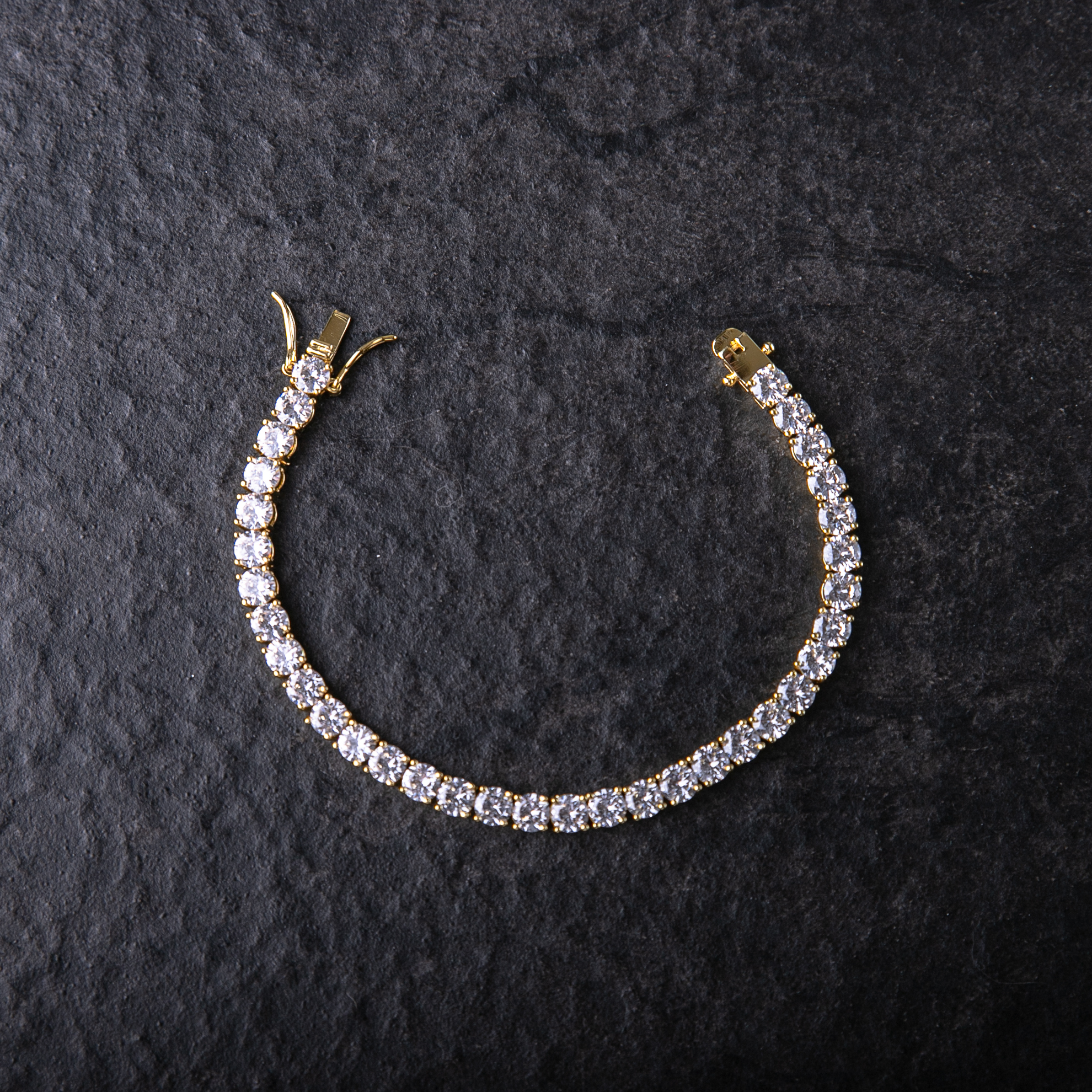 Gold Coast 手鍊-莫桑石-S925-有證書鑽石