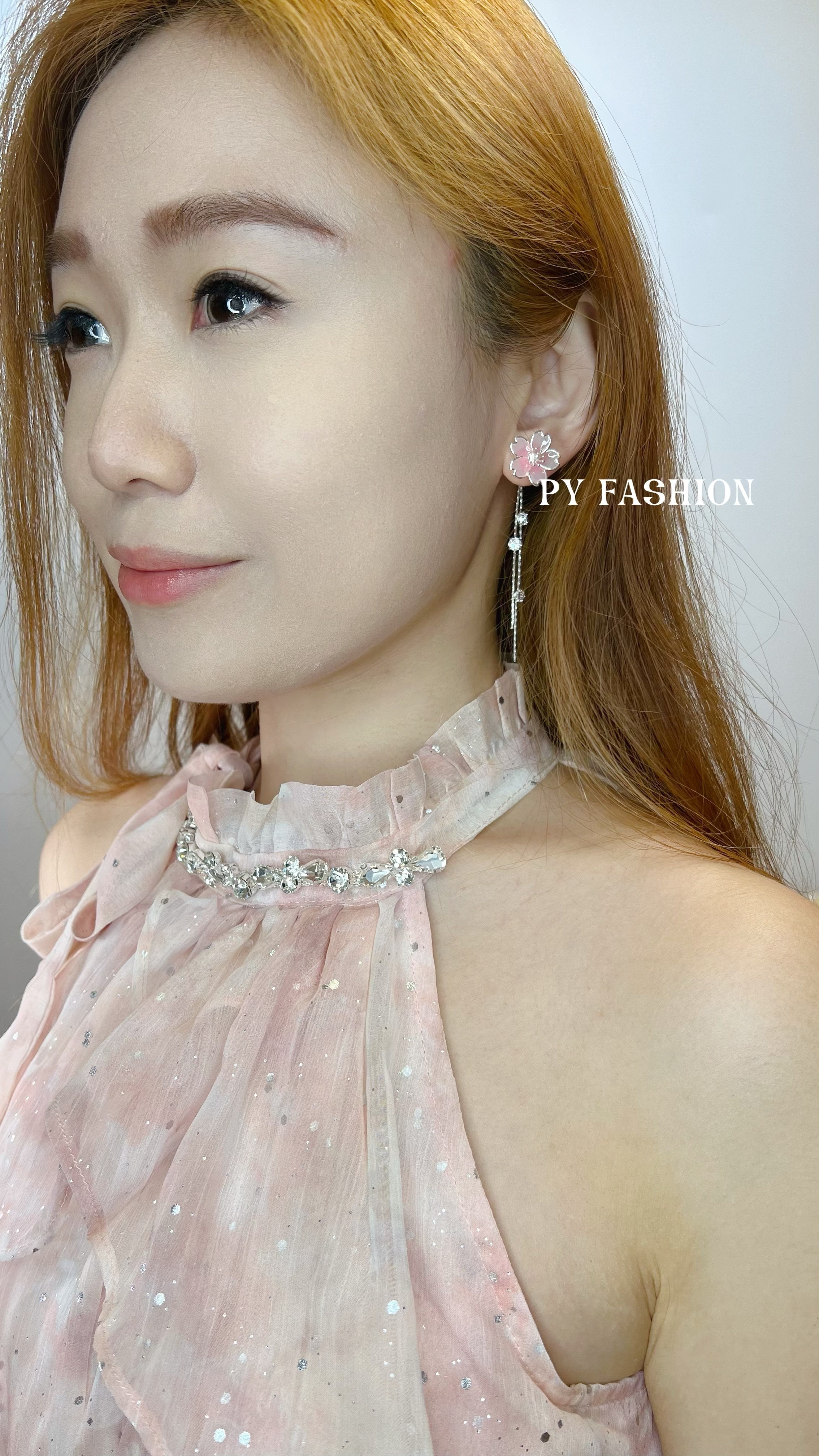 PYA0608 SAKURA BLING BLING EAR RING