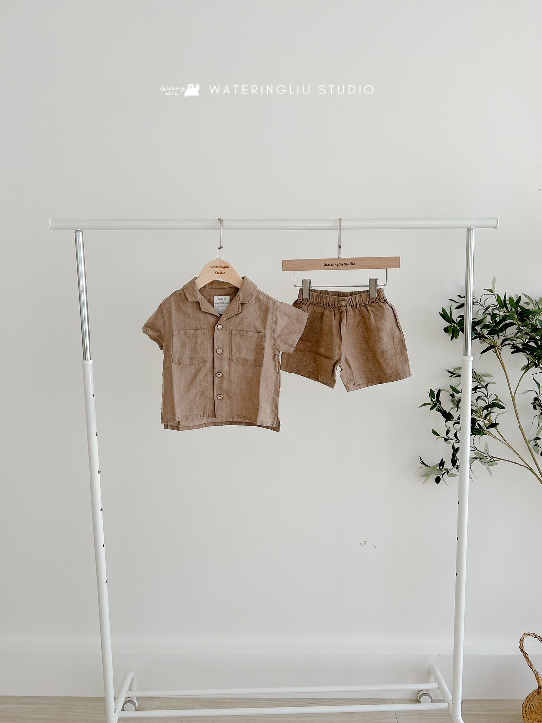 葡萄牙Play Up 亞麻椰釦短褲 - Manual