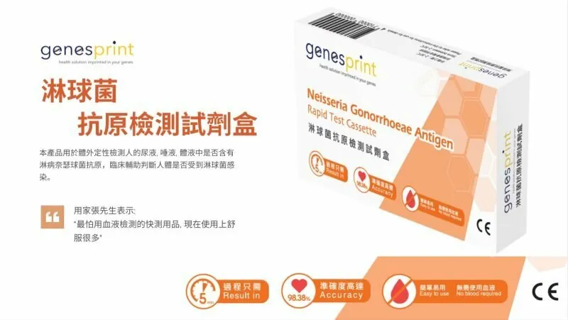 GenesPrint 淋球菌 抗原檢測試劑盒