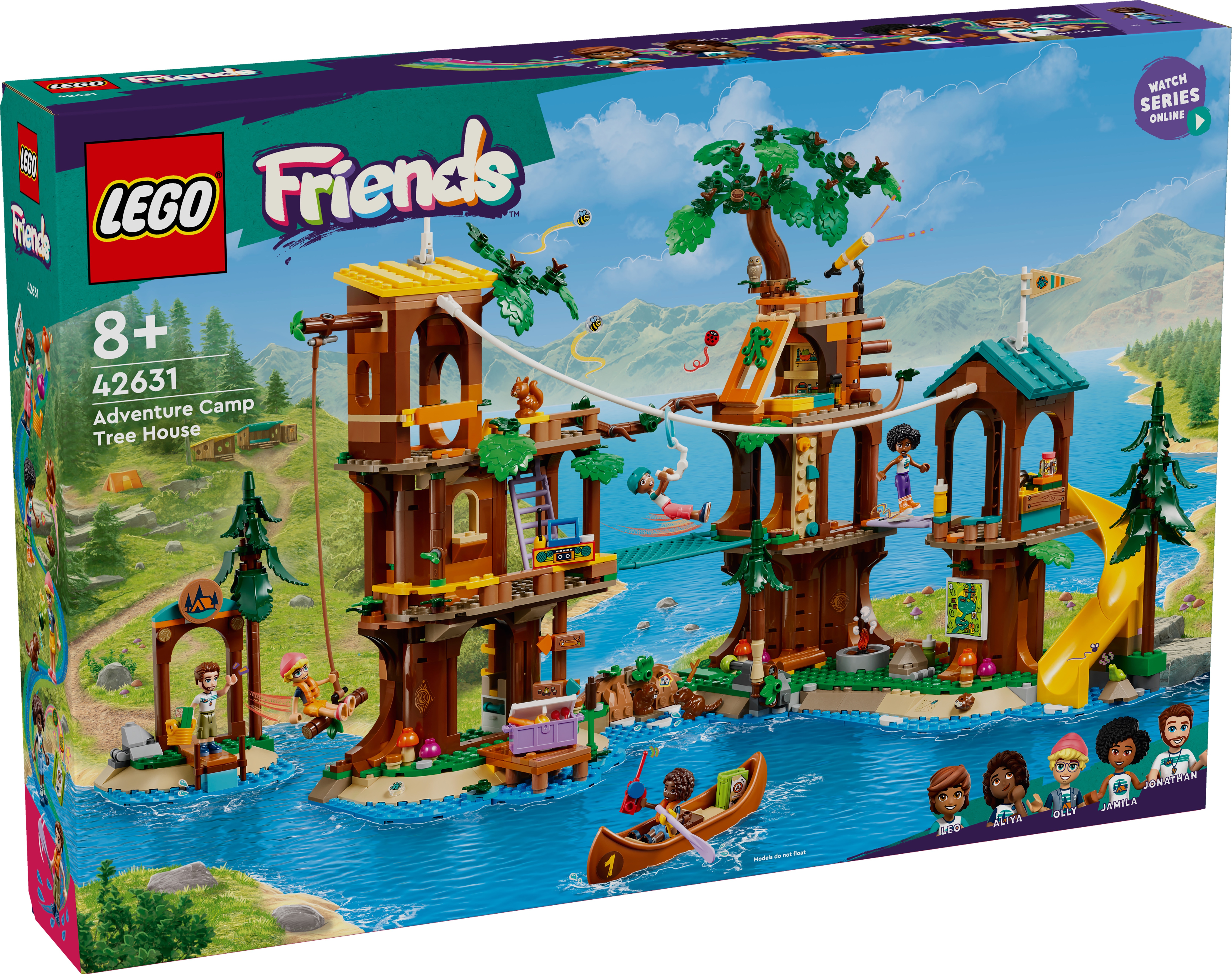 [飛米樂高積木專賣店] LEGO  42631 Friends-冒險營樹屋