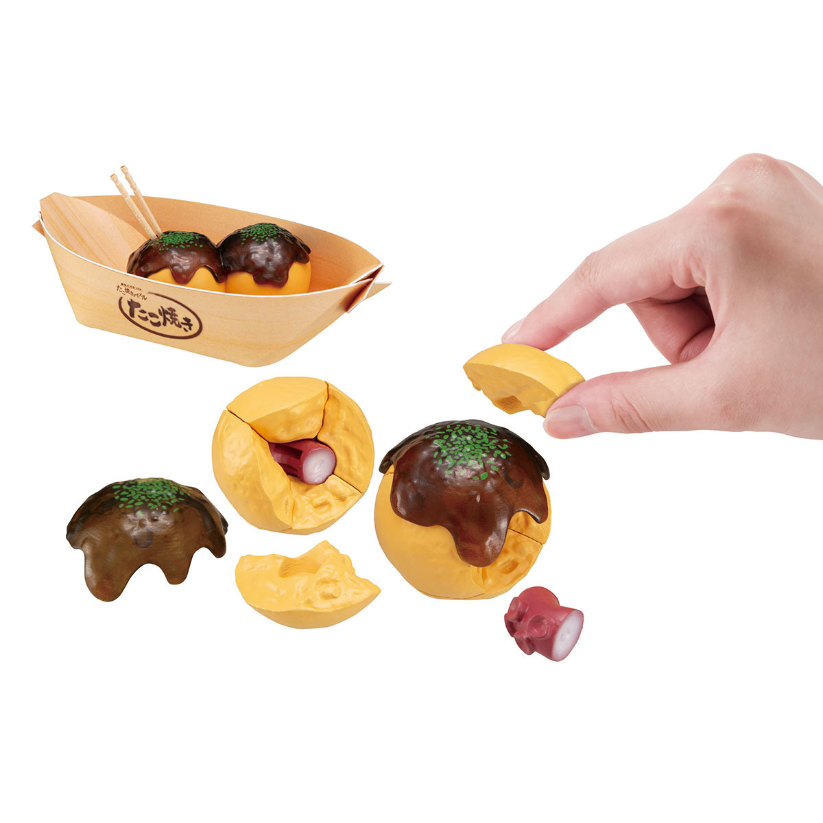 [解體拼圖][食物系列]章魚小丸子