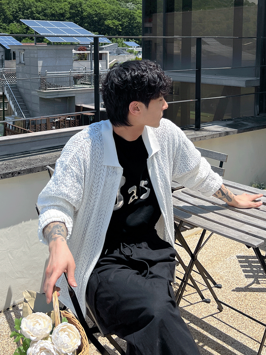 涼爽夏季雙向拉鍊外套