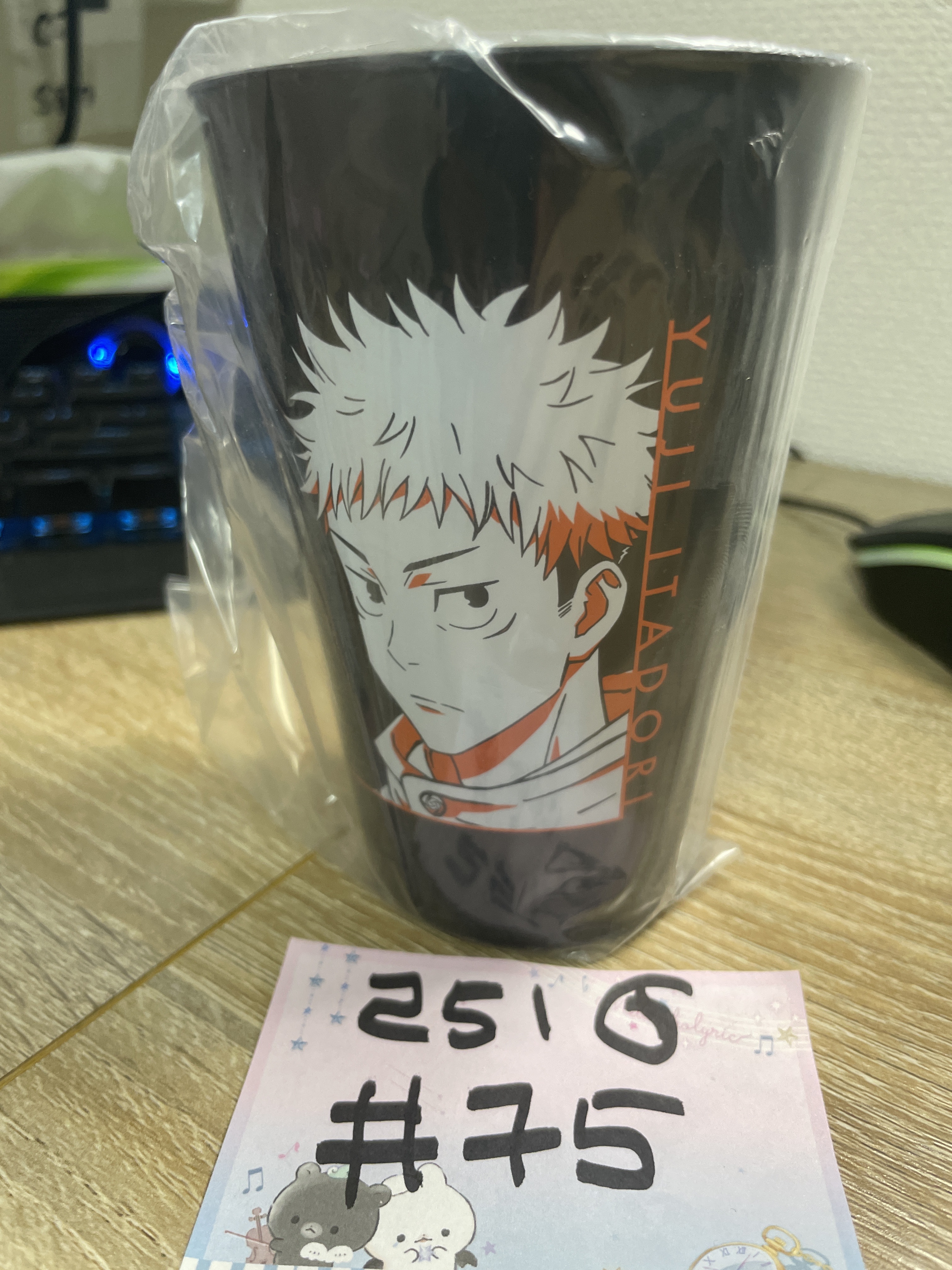 呪術廻戰  虎杖  膠杯#75