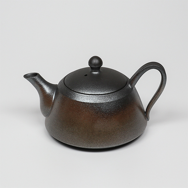 【朋大】燒結釣鐘輝 後手急須0.19L