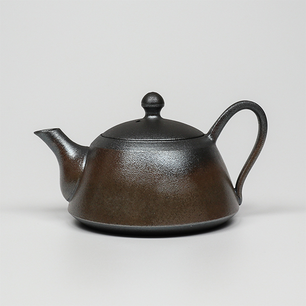 【朋大】燒結釣鐘輝 後手急須0.19L