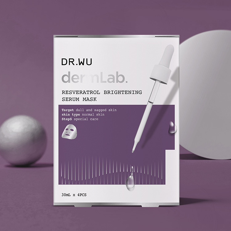 白藜蘆醇亮白精華面膜4入