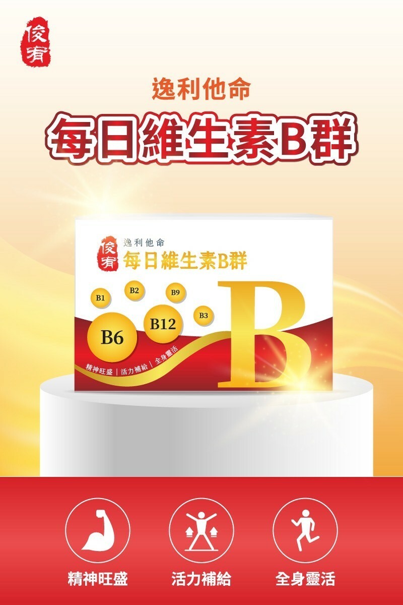 俊宥生技,B群,維生素,B6,B12