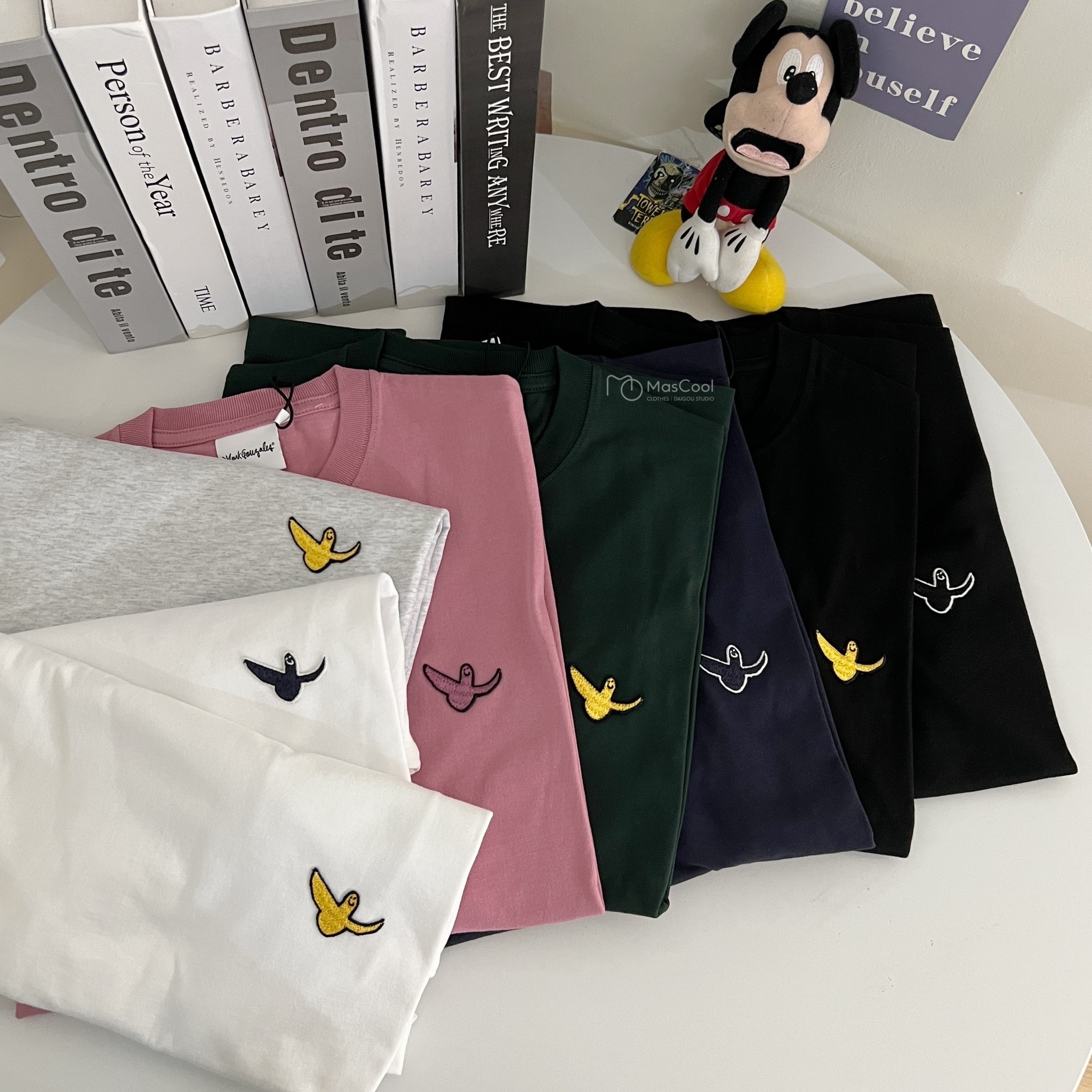 Mark Gonzales 天使刺繡短T