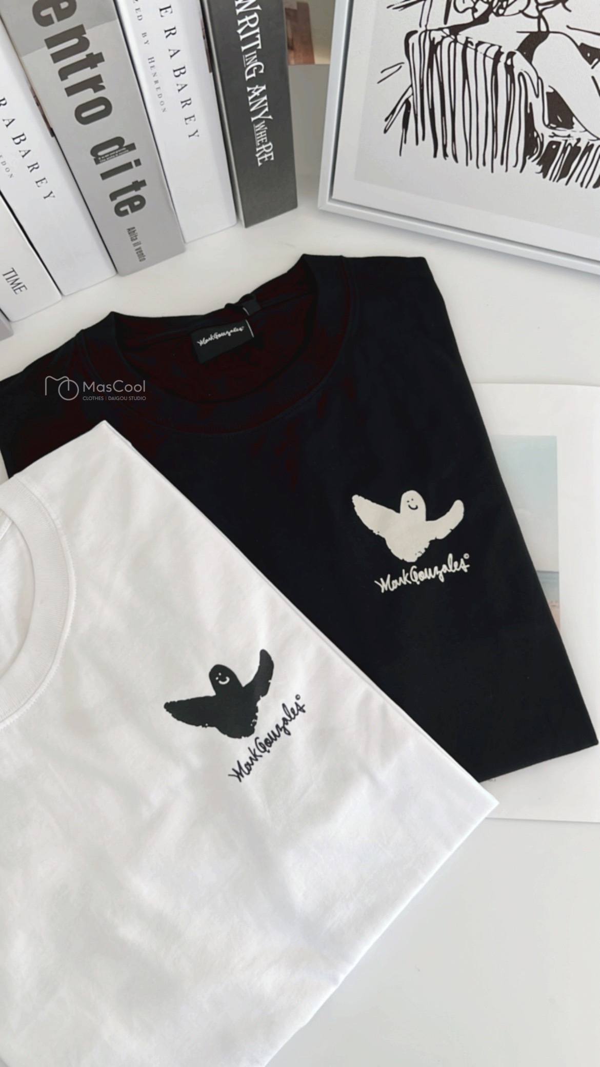 Mark Gonzales 天使沙灘短T