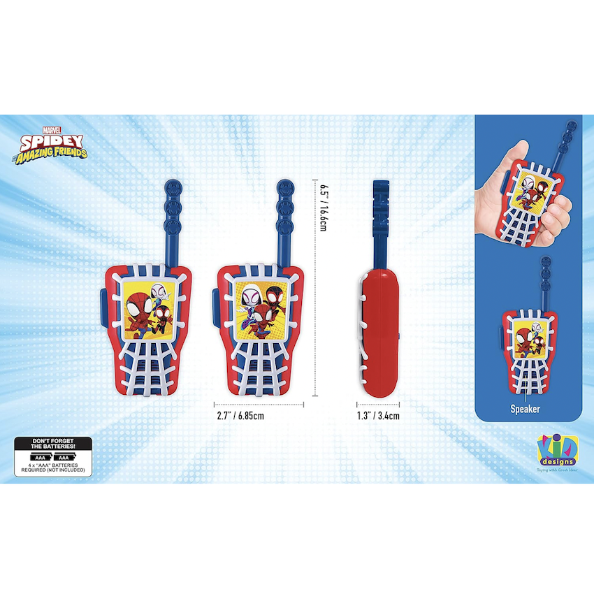 美國 Spidey 對講機玩具
