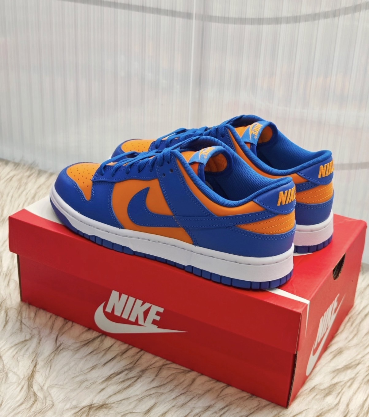 Nike Dunk Low Retro "Knicks" 尼克藍橙