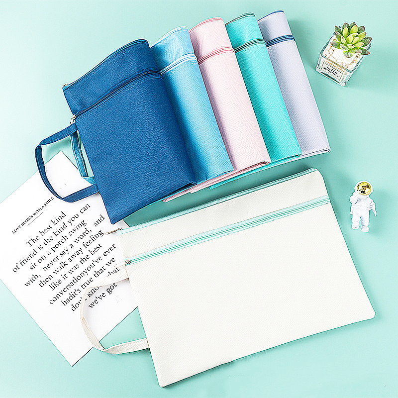 馬卡龍牛津加厚防水資料袋 AK1172