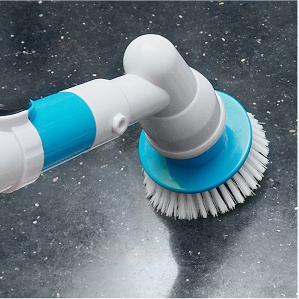 JTSK Japan wireless rechargeable turbo scrubbing cleaning brush long handle automatic rotating telescopic waterproof cleaning brush (P3404)