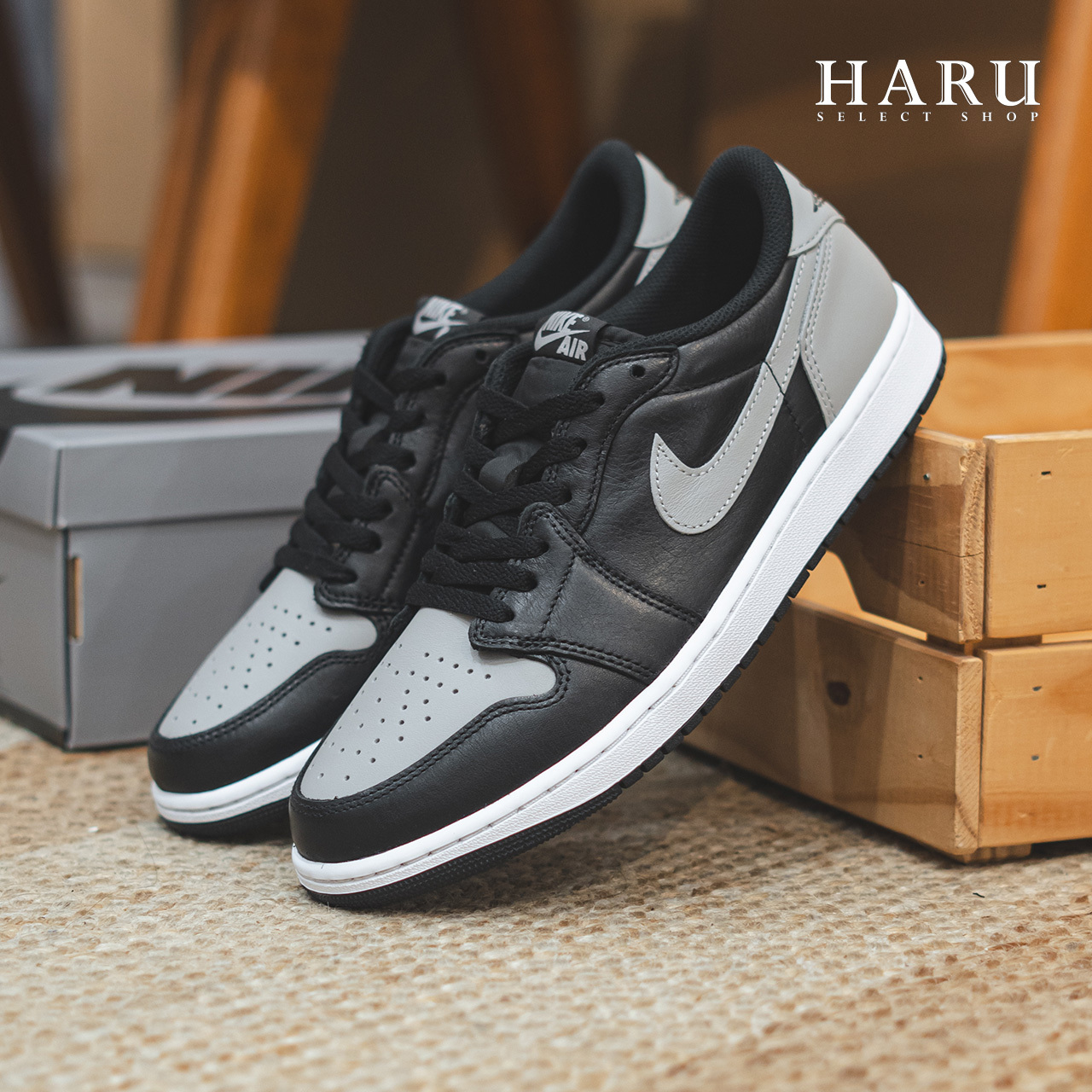 AIR JORDAN 1 LOW OG "SHADOW" AJ1 影子 黑灰 男女同款 低筒 復古籃球休閒鞋 CZ0790-003