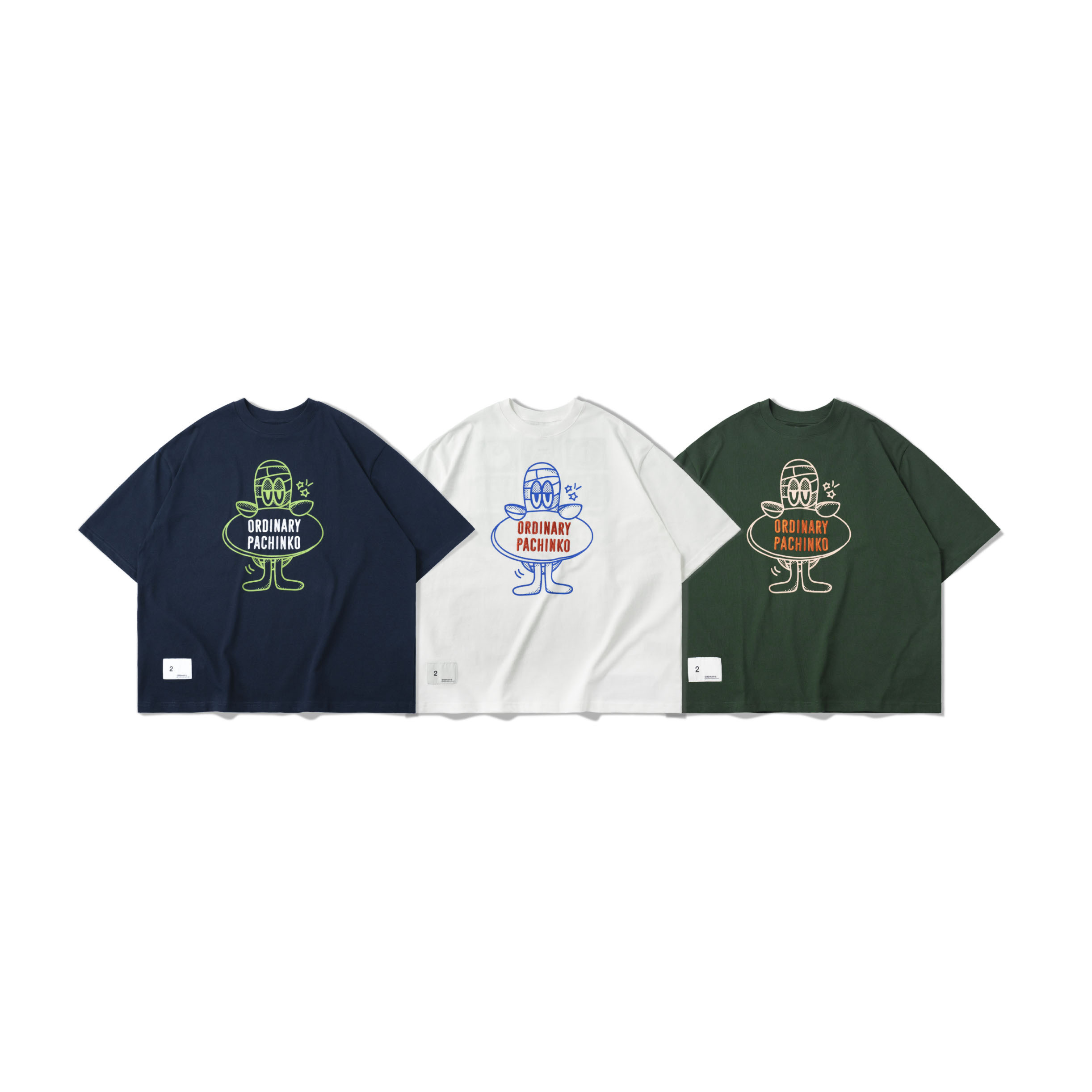 ORDINARY 拉霸機噴漆人短tee