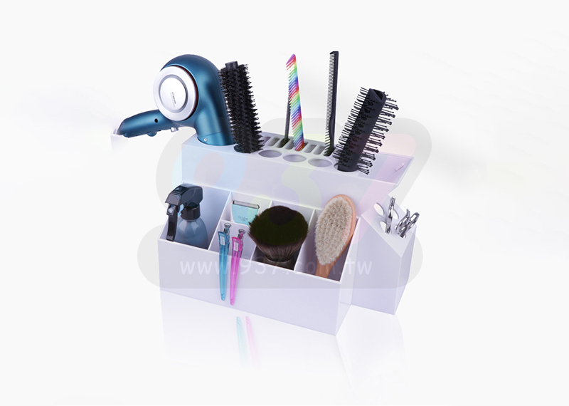 408雙層壁掛美髮工具置物架