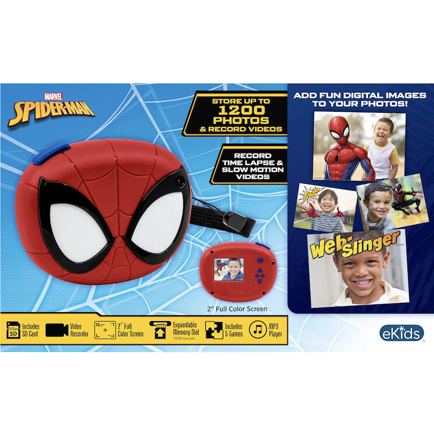 美國 SpiderMan 兒童數位相機
