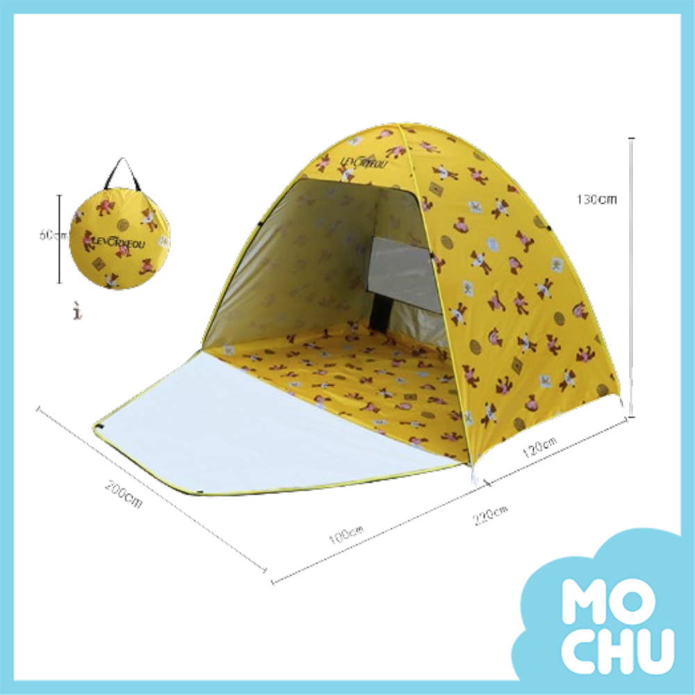 泰迪熊散步秒開帳篷