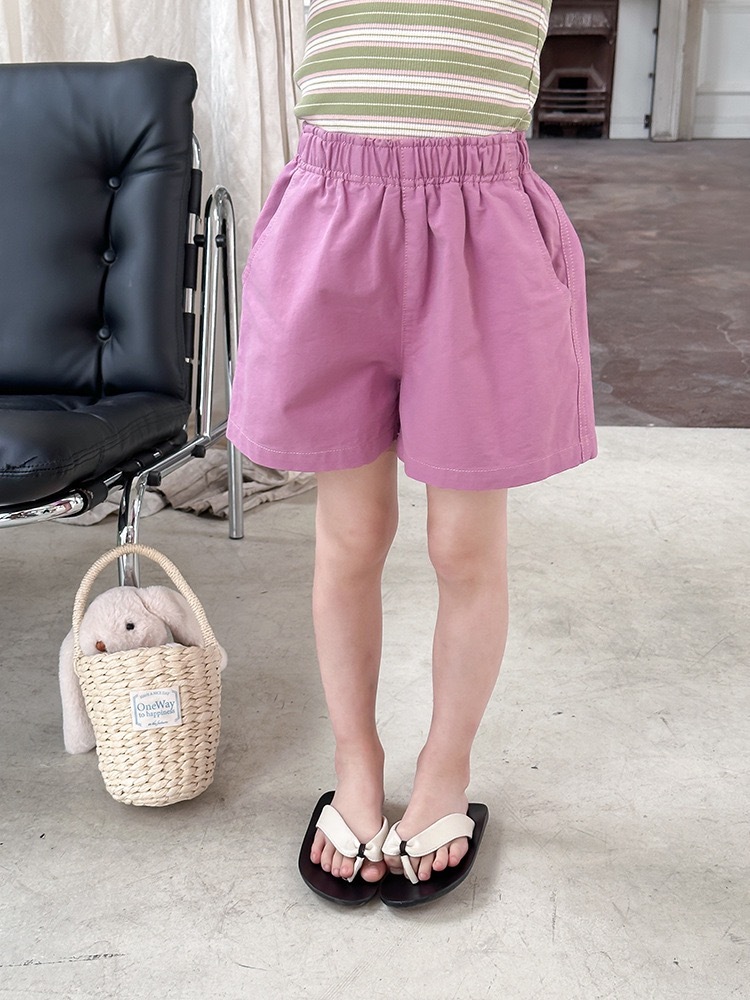 日常簡約棉質百搭短褲
