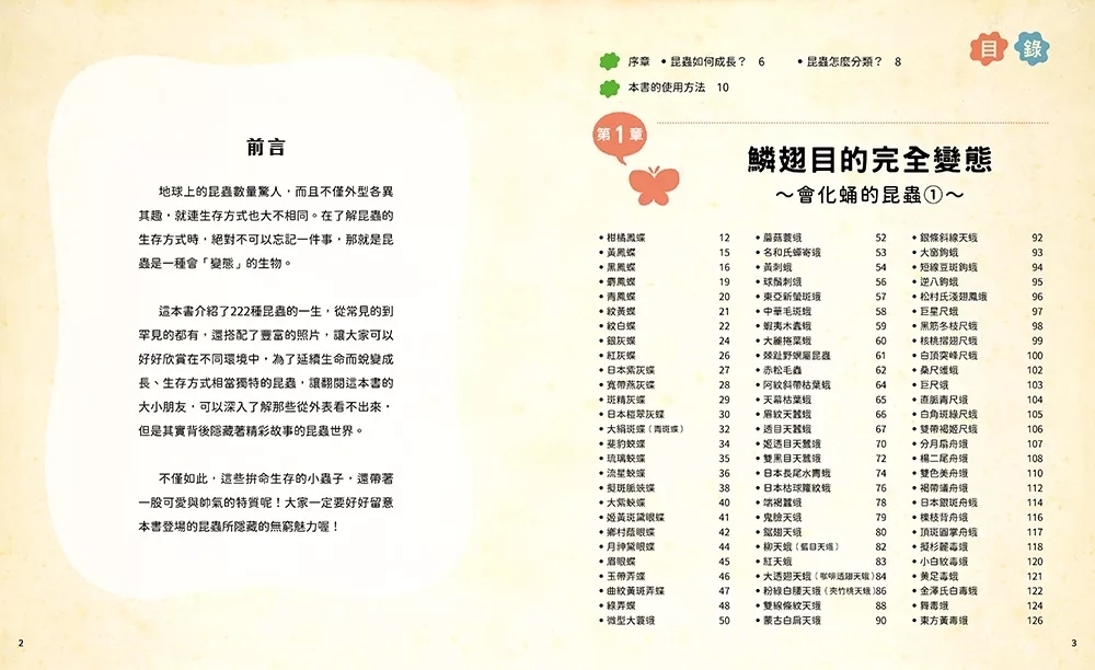 昆蟲變態圖鑑：222種千奇百怪的昆蟲生態全收錄！