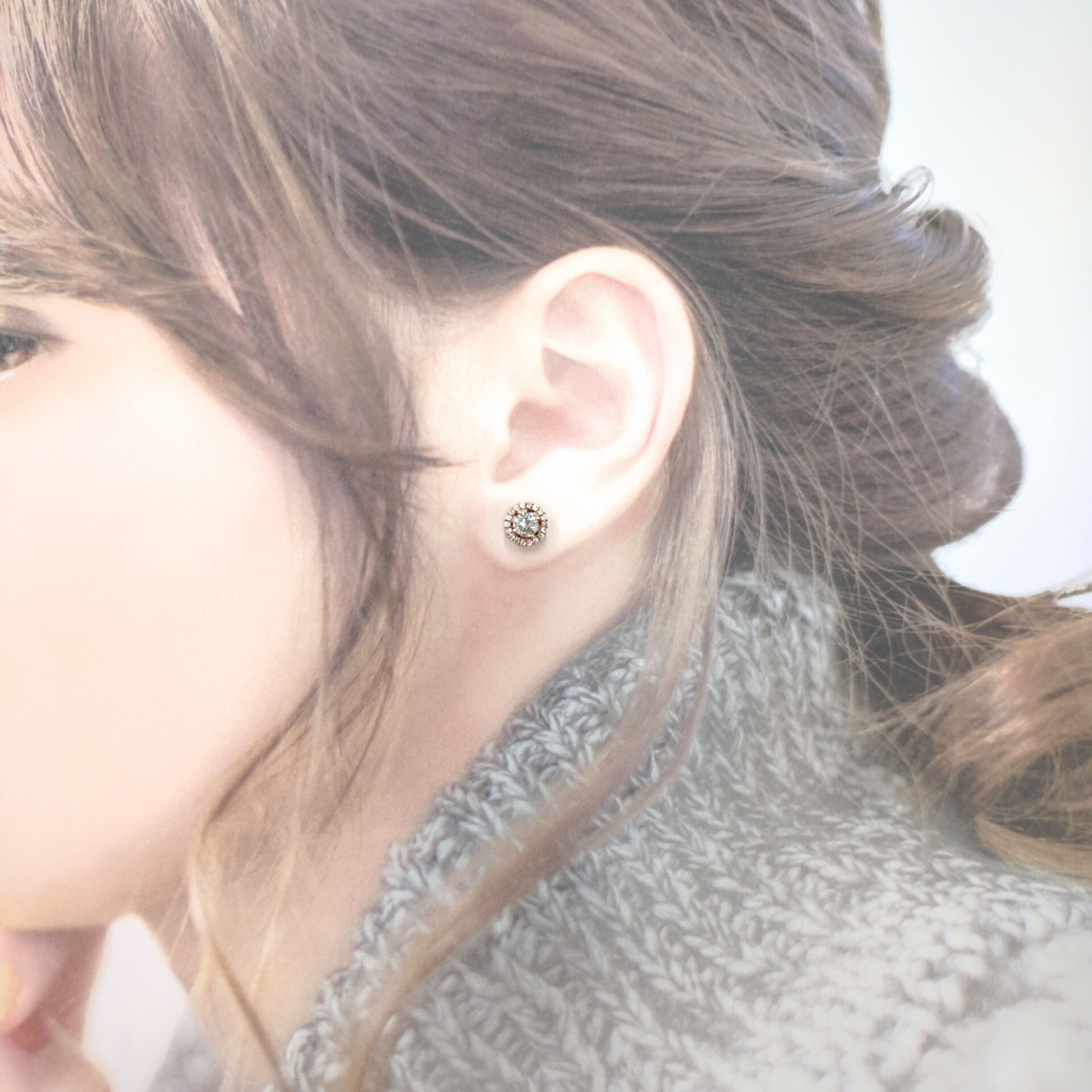 18K Rose Gold 2.45ct Sapphire and Diamond Ring