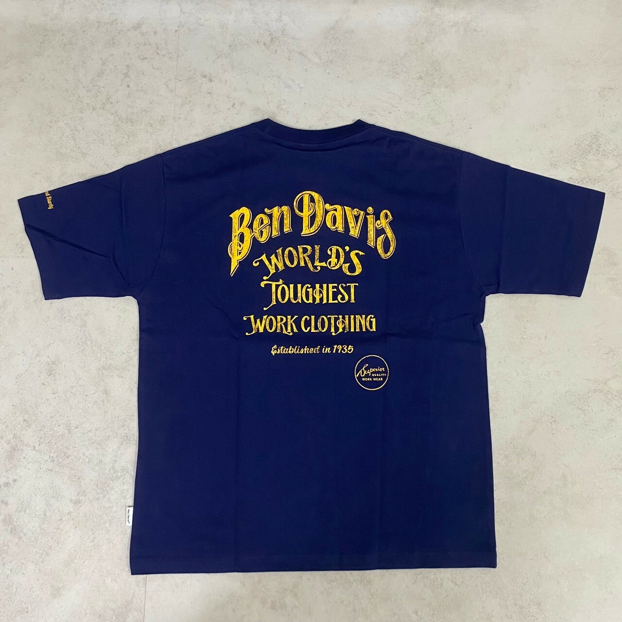 Ben Davis 復古字體刺繡短Tee C-24580010